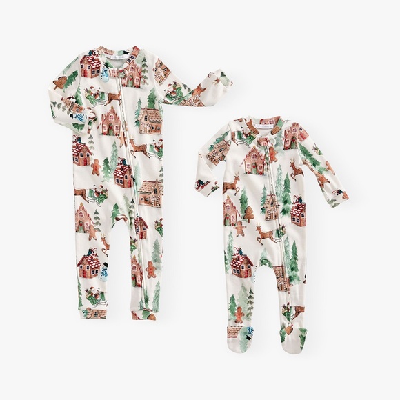 Gingerbread Organic Nursery Pajama = PBK - Picture 3 of 8